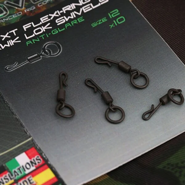 Gardner Covert XT Flex-Ring Kwik Lok Swivels Nº12 - Imagen 3