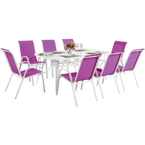 Gartenlounge "Cordoba XL 180" - Phoenix - Fuchsia
