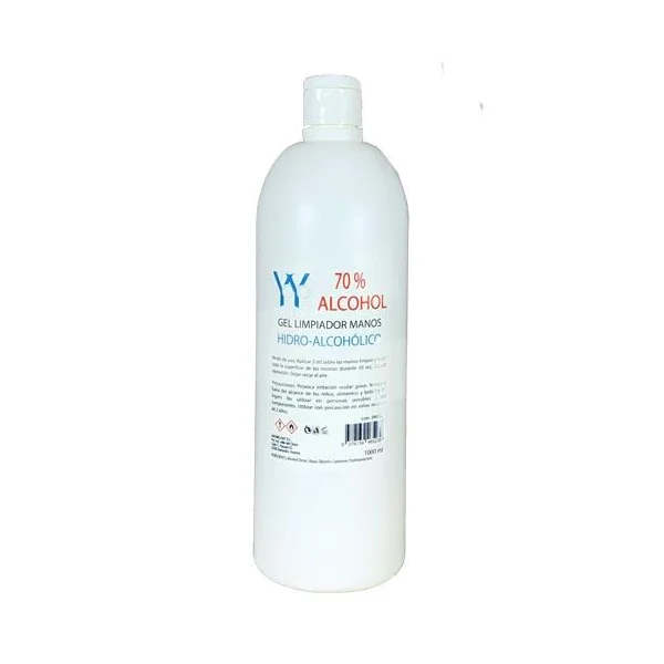 GEL HIDROALCOHOLICO 70% ALCOHOL 1LTS