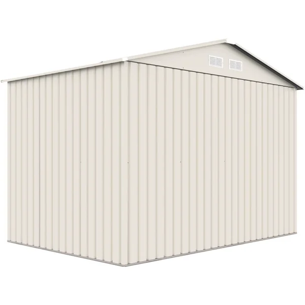 Gerätehaus aus Metall "Nebraska" - 5,29 m2 (4,83 m2 Bodenfläche) - Beige - Imagen 6
