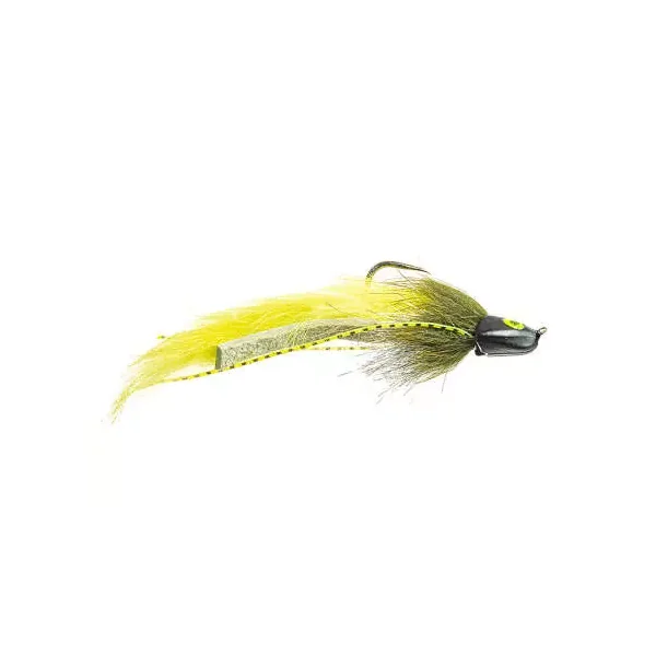 Golden Olive Evo Sculpin Plus streamer - Imagen 2