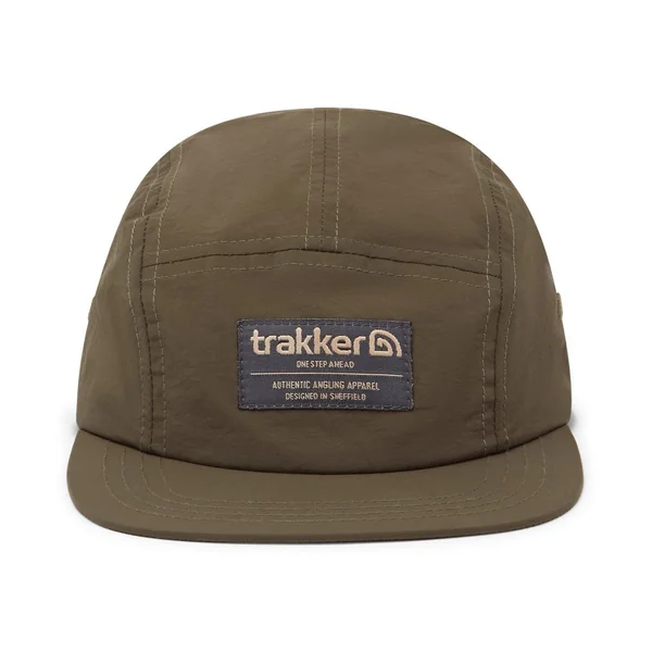 Gorra verde de 5 paneles