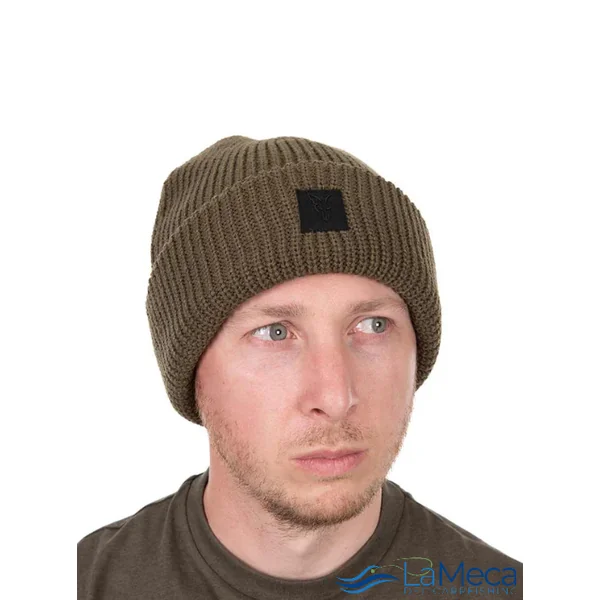 GORRO DE LANA MERINO FOX VERDE