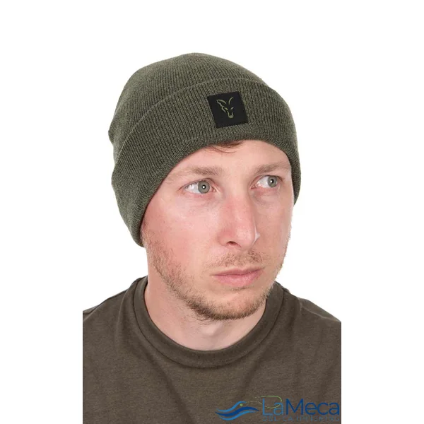 GORRO FOX COLLECTION BEANIE - VERDE Y NEGRO