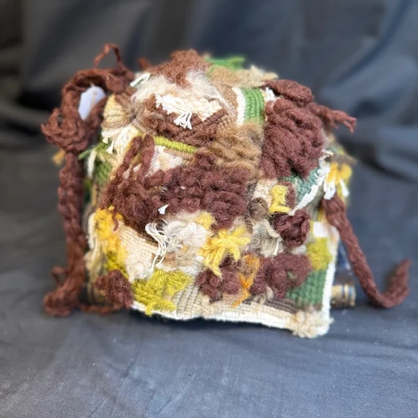Gorro textil artesanal de Rut Olabarri - Imagen 2
