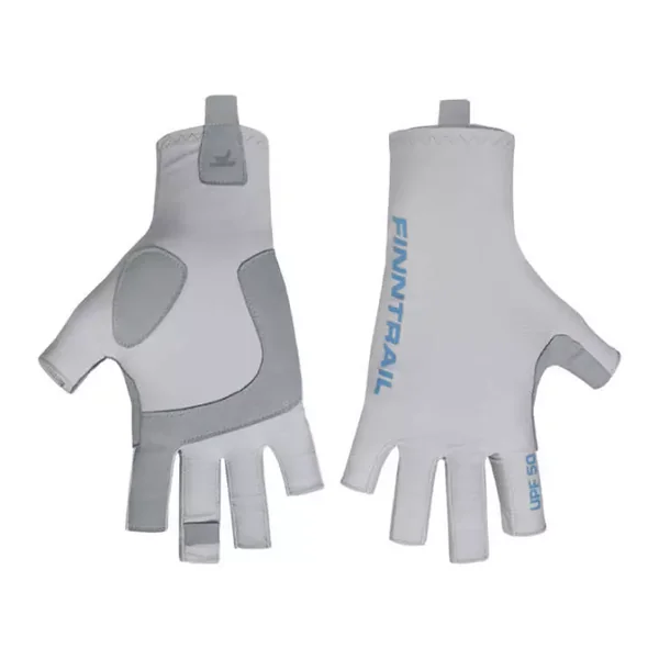 Guantes de pesca con protección UV finntrail WAVE grey - Imagen 5
