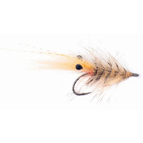 Guideline mosca para trucha de mar - Hackle Camarón