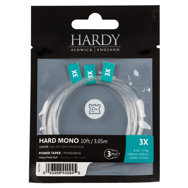 Hardy Hardmono Power Taper Sal 10ft 3 pack