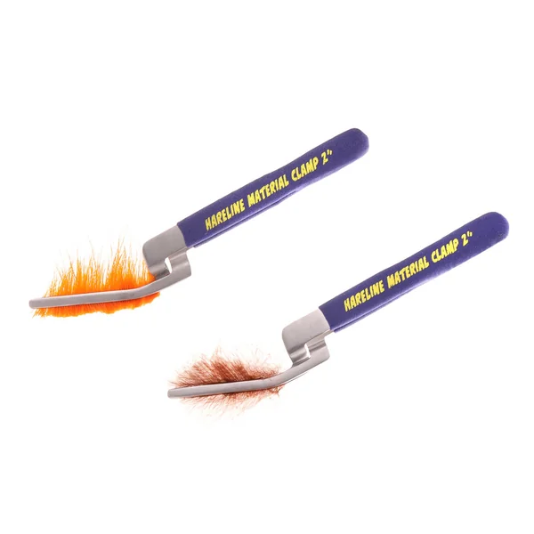 Hareline Juego de abrazaderas largas de 2 pulgadas para material Hareline