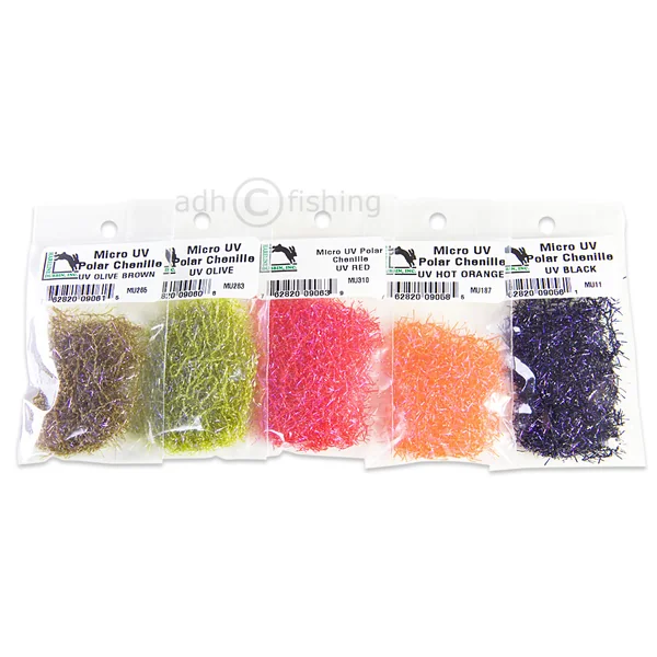 Hareline Micro UV Polar Chenille - Imagen 3