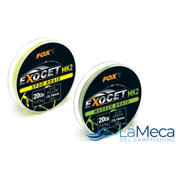 HILO TRENSADO FOX EXOCET® MK2 SPOD & MARKER BRAID