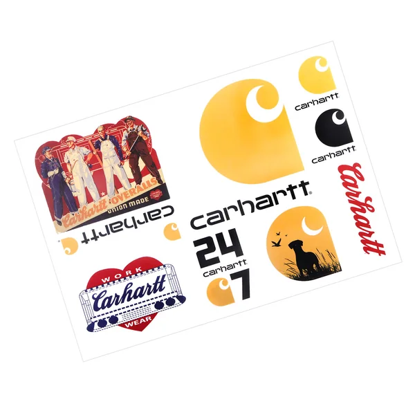 Hoja de pegatinas Carhartt