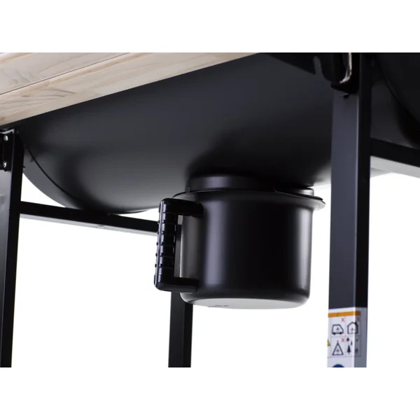 Holzkohlegrill XXL "King" - 95 x 63 x 105 cm - Schwarz - Imagen 3