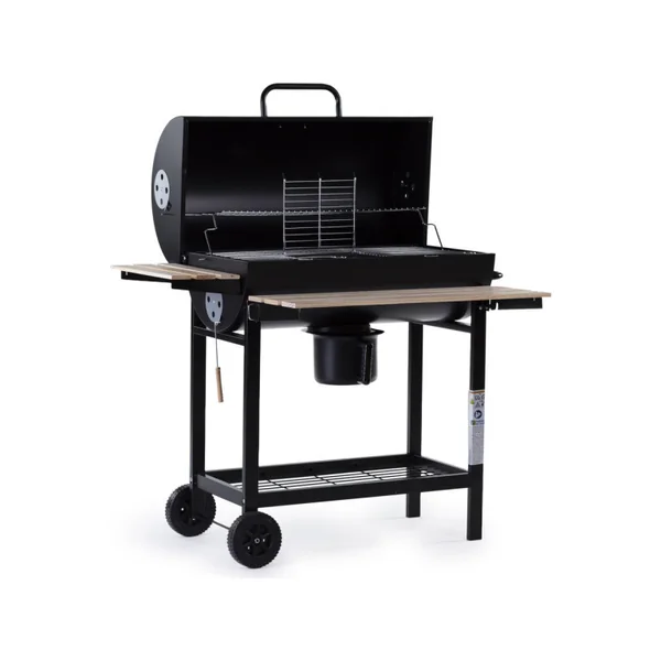 Holzkohlegrill XXL "King" - 95 x 63 x 105 cm - Schwarz - Imagen 4