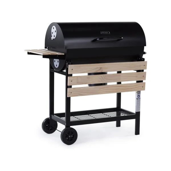 Holzkohlegrill XXL "King" - 95 x 63 x 105 cm - Schwarz - Imagen 5