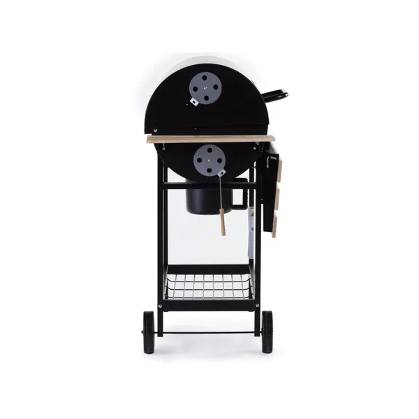 Holzkohlegrill XXL "King" - 95 x 63 x 105 cm - Schwarz - Imagen 6