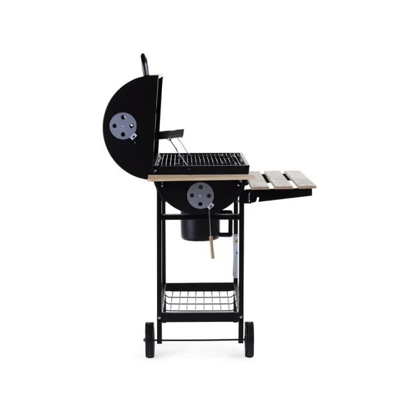 Holzkohlegrill XXL "King" - 95 x 63 x 105 cm - Schwarz - Imagen 7