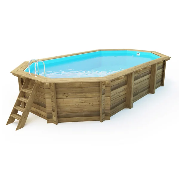 Holzpool "Brazilia 130" 5.86 x 3.86 x 1.30 M - Imagen 2