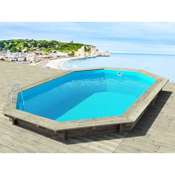Holzpool "Brazilia" 5,86 x 3,86 x 1,20 m