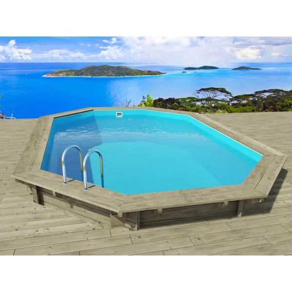 Holzpool "Palma 145" 7,57 x 4,07 x 1,44 m