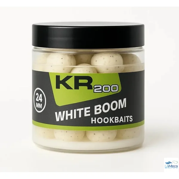 HOOKBAITS KROM QUALITY WHITE BOOM 20 MM
