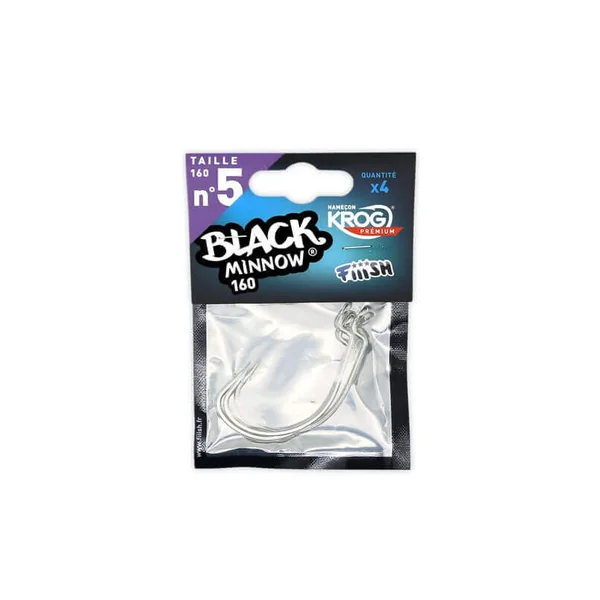 Hooks Black Minnow Nº5 160 Krog Premium 5