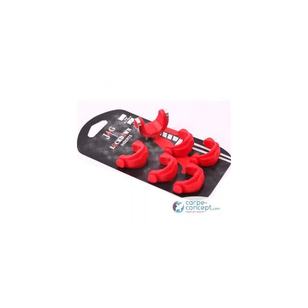 JAG Agarre para Caña Rojo-S (pack 6)