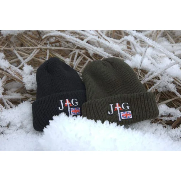 JAG Chunky Knit Beanie Black