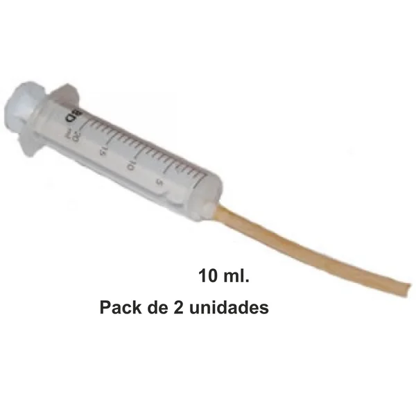 JERINGA PARA EMBUCHAR + SONDA PACK 2 UDS.