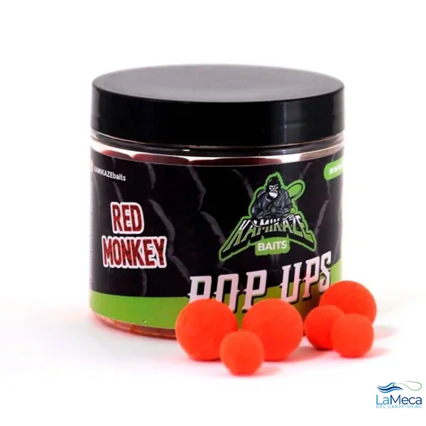 KAMIKAZE BAITS RED MONKEY POP UPS 10-14 mm