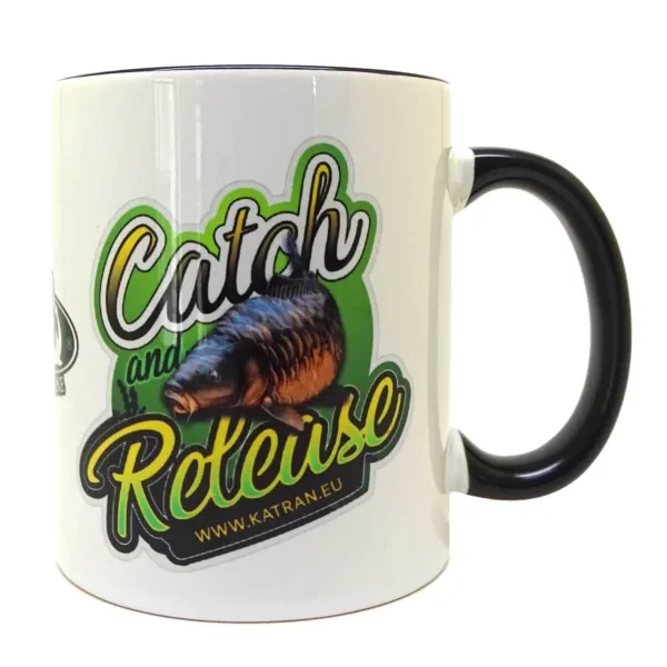Katran Fishing Line Mug ( White With Black )