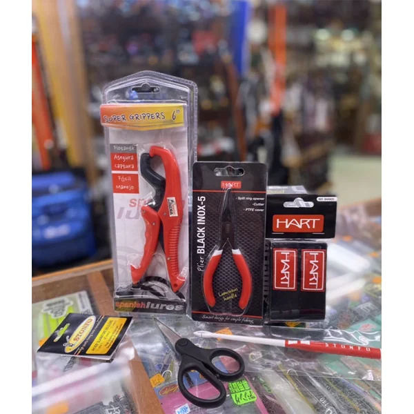KIT DE ACCESORIOS DE PESCA DEPORTIVA "HERRAMIENTAS"