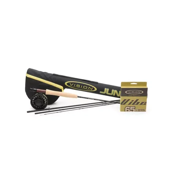 Kit pesca con mosca vision JUNIOR OUTFIT 7'6 #5