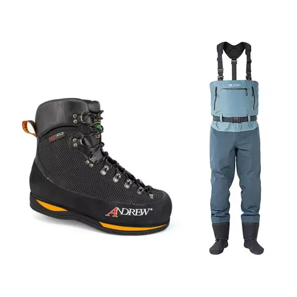 Kit wading ALPINE DIVER V3 + CREEK DARK EDITION fieltro