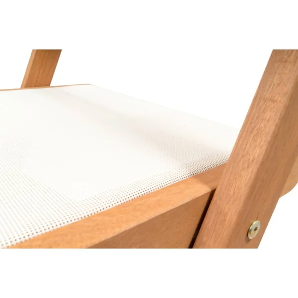 Klappstuhl aus Tropenholz 2er-Set "Seoul" - Maple - Beige - Imagen 2