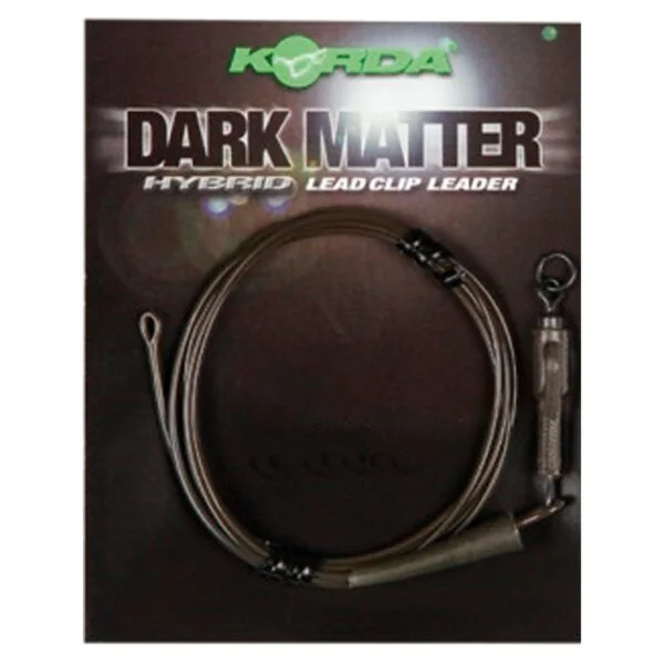 Korda Dark Matter Leader QC Swivel (Weed / 40lb)