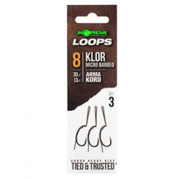 Korda Loop Rigs Klor 30lb Nº8