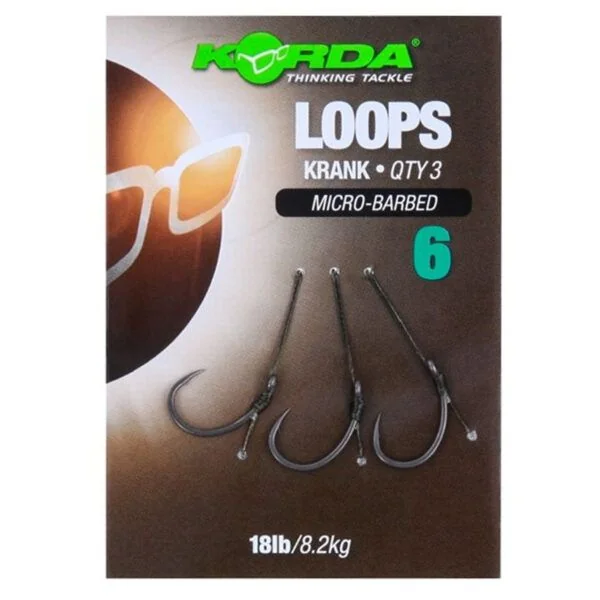 Korda Loop Rigs Size 6 Krank 18lb