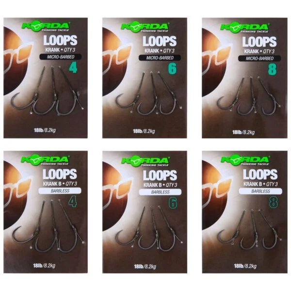 Korda Loop Rigs Size 6 Krank 18lb - Imagen 2