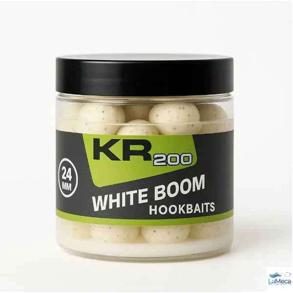 KROM QUALITY Kr200 HOOKBAITS WHITE BOOM 24mm