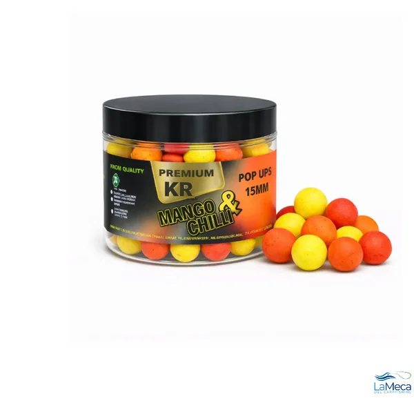 KROM QUALITY POP UPS MANGO & CHILLI 15MM KQPMCNA