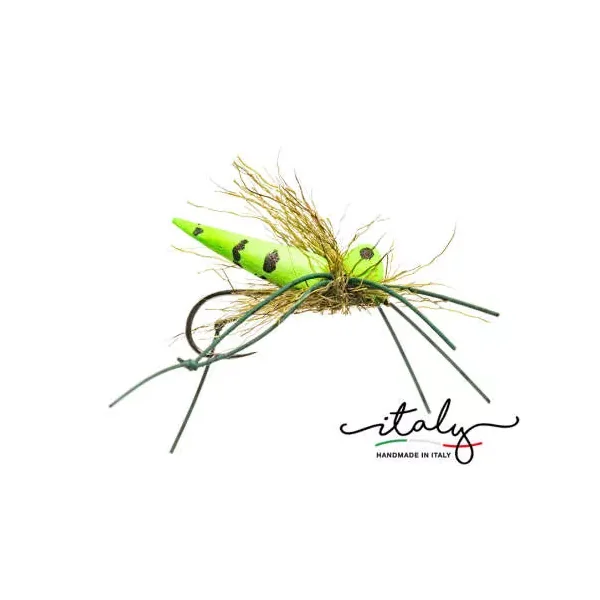 Legged Foam Hopper Green saltamontes