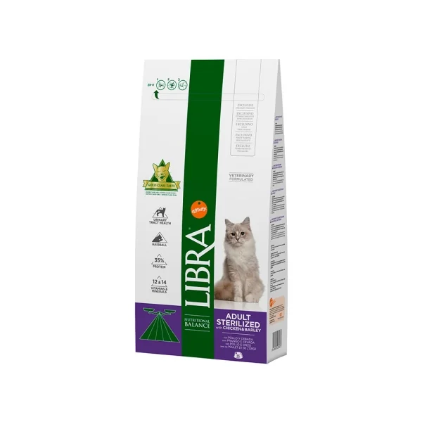 LIBRA CAT STERILIZED 12 KG.