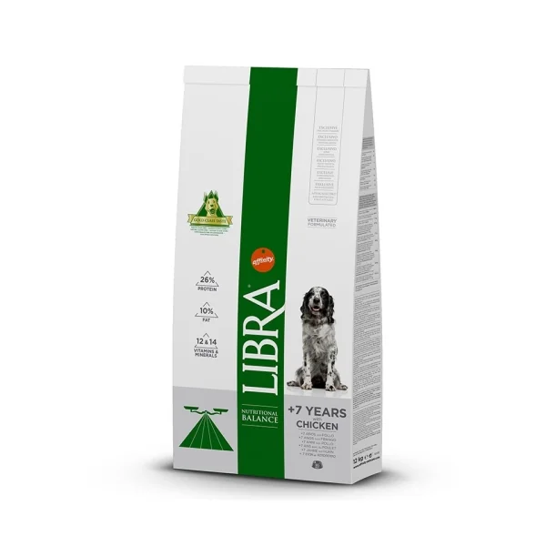 LIBRA DOG SENIOR + 7 YEARS 12 KG.