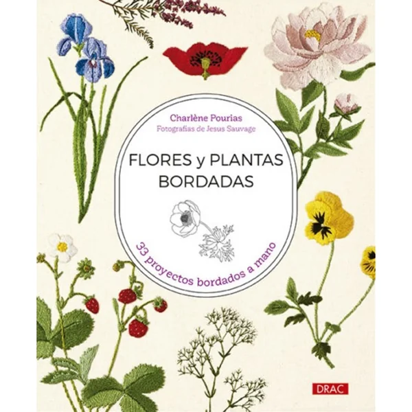 Libro Flores y Plantas Bordadas