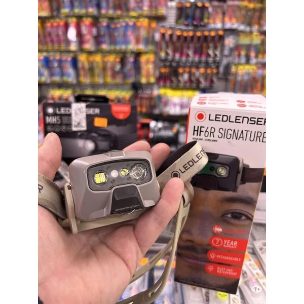 LINTERNA FRONTAL LEDLENSER RECARGABLE HF6R SIGNATURE CAMOUFLAJE "1000 LUMENS"