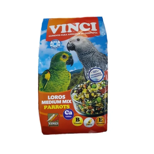 LOROS MEDIUM MIX VINCI Bolsa 4 KG.
