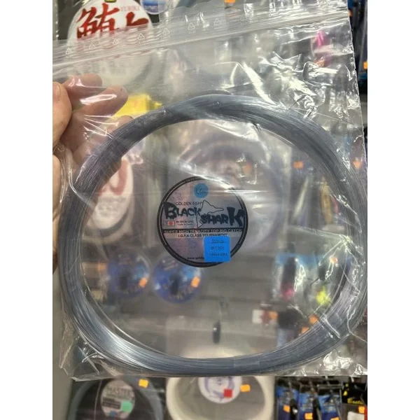 MADEJA 100 metros LINEA BLACK SHARK 0.905mm , 59Kg "GOLDEN FISH"
