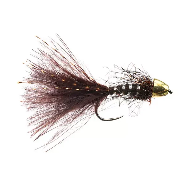 Marks TG Marabou Leech BL Brown streamer