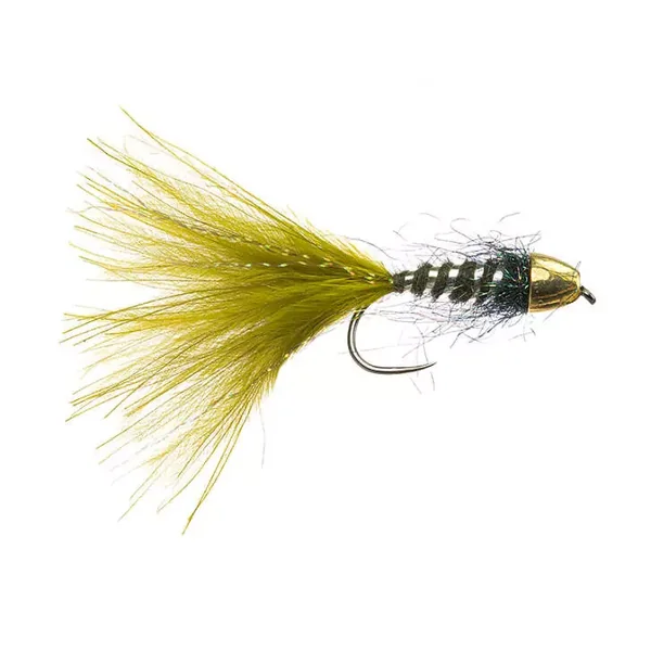 Marks TG Marabou Leech BL Olive streamer